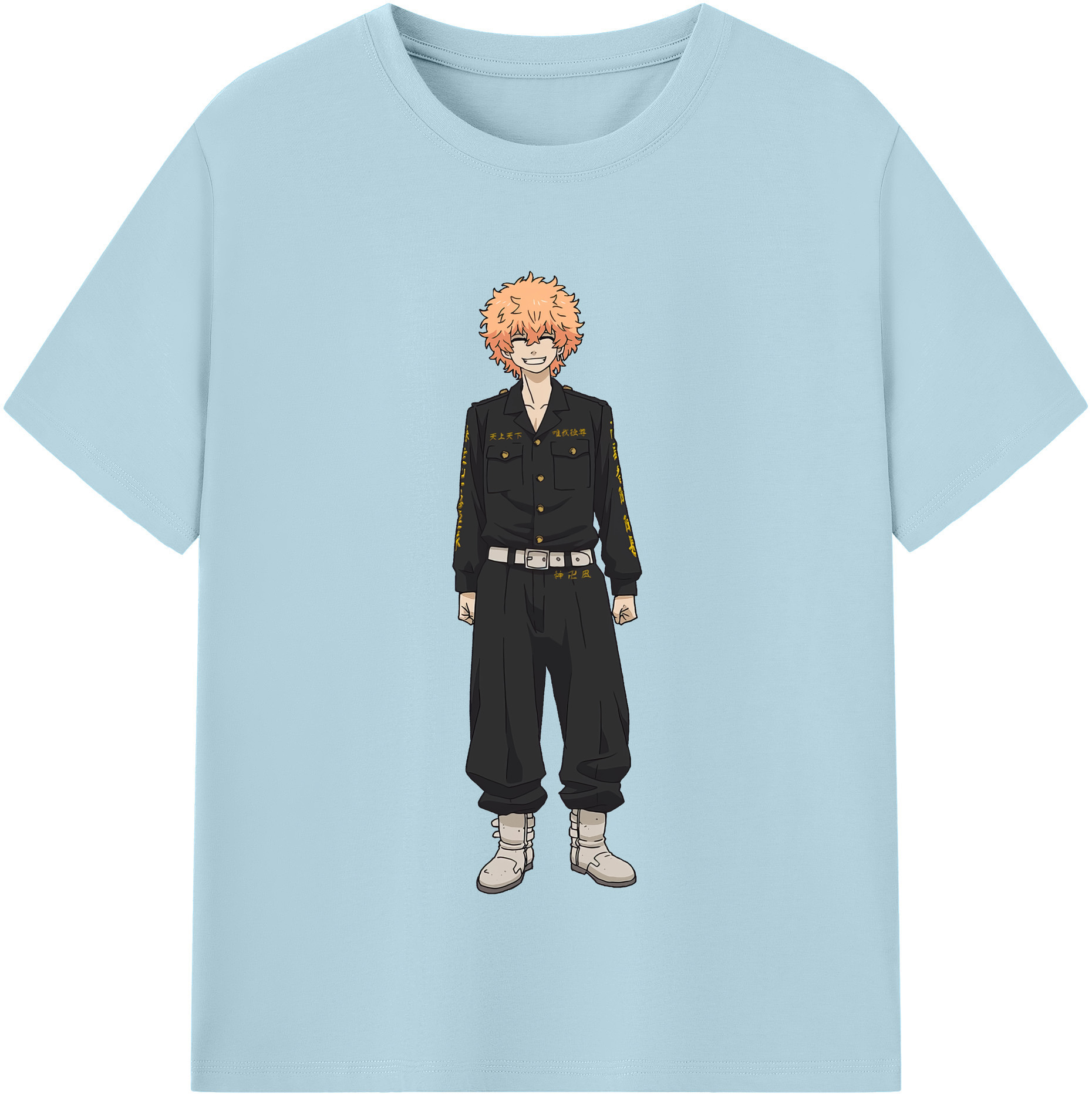 （画像用） 東京リベンジャーズ Tokyo Revengers 綿100％半袖Tシャツ（フロントプリント）